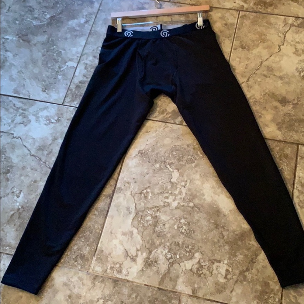 Champion Performance Baselayer Black Pants Medium